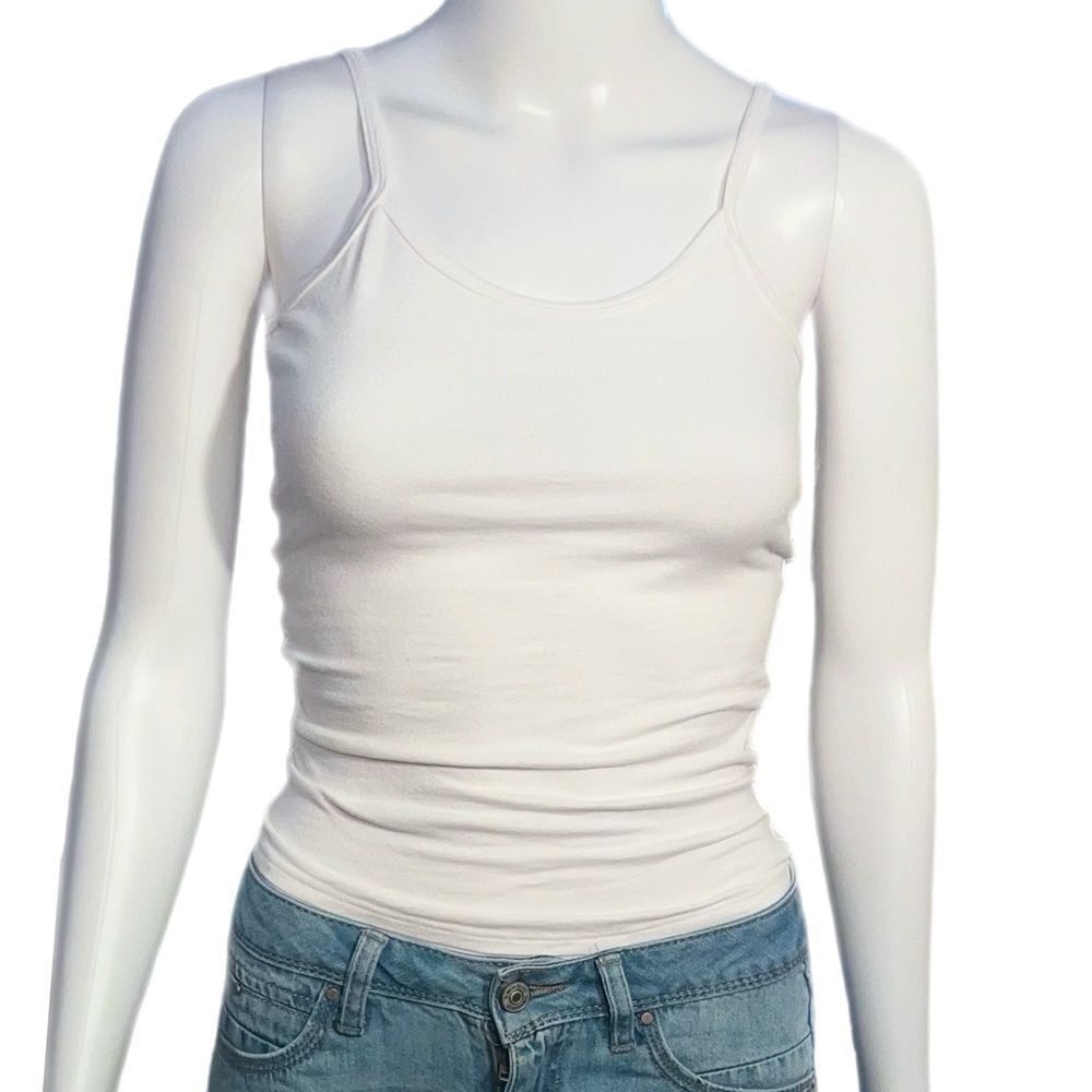 Bozzolo Layering Cami - White (S) - Picture 5 of 11